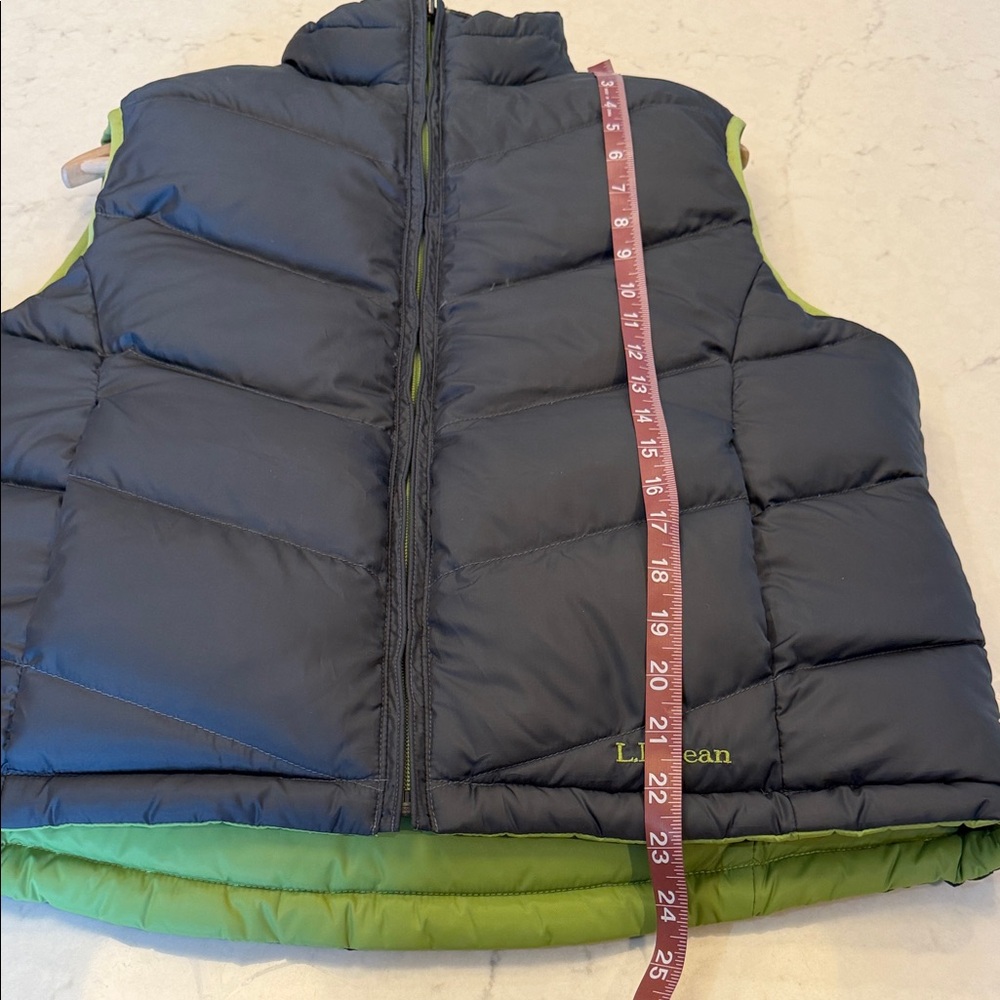 L. L. Bean Womens Goose Down Reversible Puffer Vest Size Large‎ - Picture 11 of 11